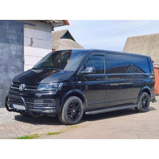 Frontschutzbügel WT003 Schwarz (Edelstahl) Volkswagen T6 2015-2024 Foto 1
