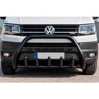 Frontbügel WT004 Schwarz (Edelstahl) Volkswagen T4 Transporter 1990-2003 Foto 1