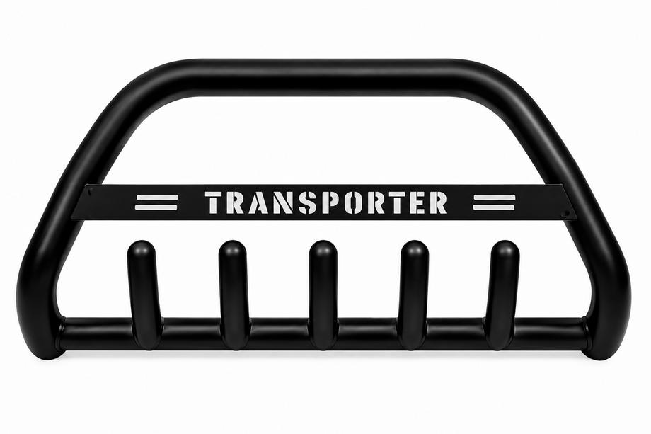 Volkswagen T4 Transporter 1990-2003 Frontbügel WT004 Schwarz (Edelstahl) Foto 2