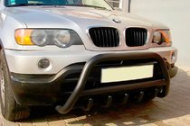 BMW X5 E53 1999–2006 Frontbügel WT003 Schwarz Edelstahl Foto 1