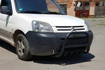 Citroen Berlingo 1996-2008 Frontbügel WT003 Schwarz Edelstahl Foto 4