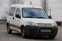 Citroen Berlingo 1996-2008 Frontbügel WT003 Schwarz Edelstahl Foto 1