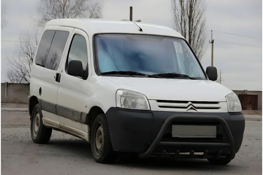 Citroen Berlingo 1996-2008 Frontbügel WT003 Schwarz Edelstahl Image