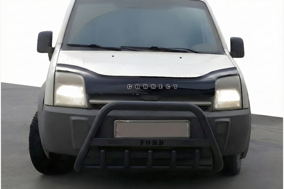 Ford Connect 2006–2009 Frontbügel WT004 Schwarz (Edelstahl) Image
