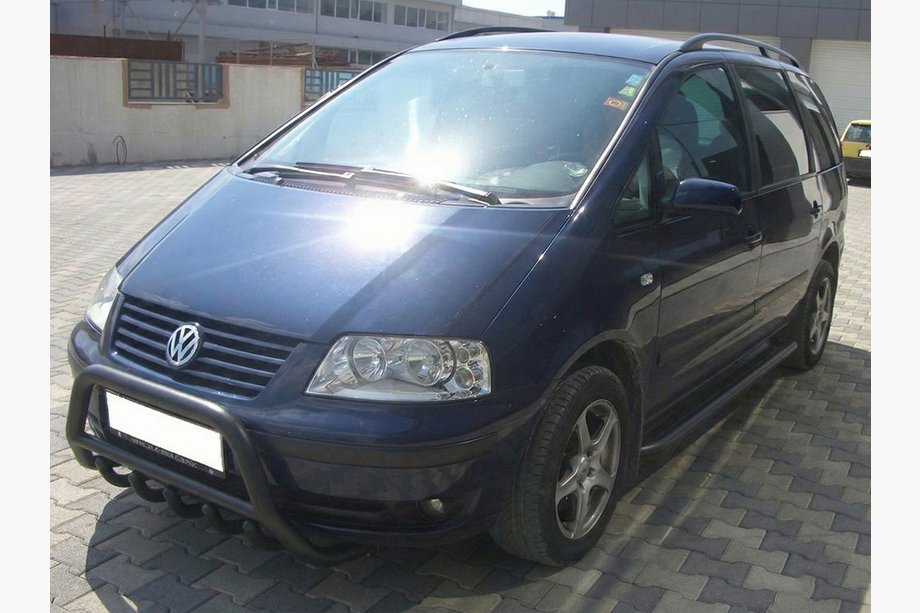 Ford Galaxy 1995-2006 Frontbügel WT003 Schwarz Edelstahl Image