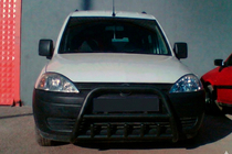 Opel Combo 2002–2012 Frontbügel WT003 Schwarz Edelstahl Foto 1