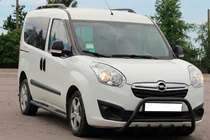 Opel Combo 2012-2018 Frontbügel WT003 Schwarz Edelstahl Foto 3