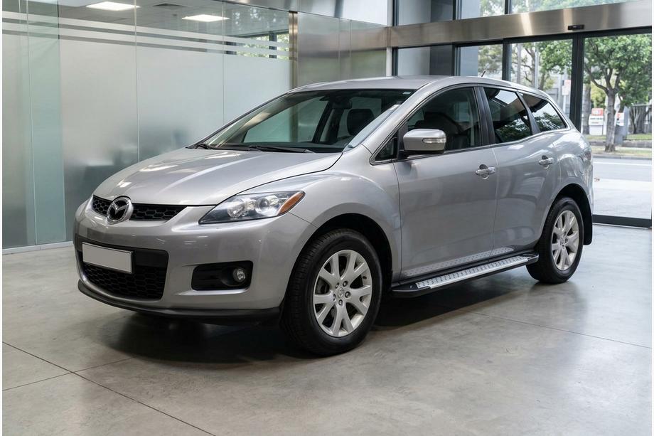 Mazda CX-7 2006-2012 Trittbretter Allmond Grey (2 Stk., Alu) Image