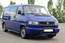 Volkswagen T4 Caravelle/Multivan 1990–2003 Frontbügel WT003 Schwarz Edelstahl Foto 4