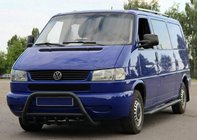 Volkswagen T4 Caravelle/Multivan 1990–2003 Frontbügel WT003 Schwarz Edelstahl Foto 6