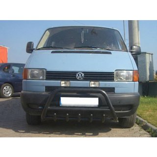 Frontbügel WT003 Schwarz Edelstahl Volkswagen T4 Caravelle/Multivan 1990–2003 Foto 1