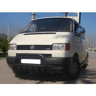 Frontbügel WT003 Schwarz Edelstahl Volkswagen T4 Caravelle/Multivan 1990–2003 Foto 2