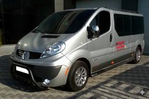 Opel Vivaro 2001–2015 Frontschutzbügel WT003 Schwarz (Edelstahl) Foto 2