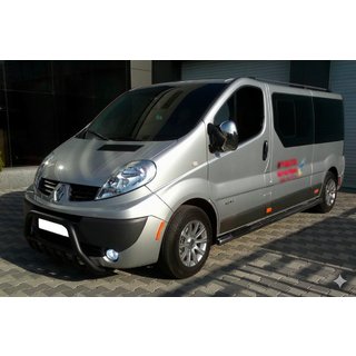 Frontschutzbügel WT003 Schwarz (Edelstahl) Opel Vivaro 2001–2015 Foto 2