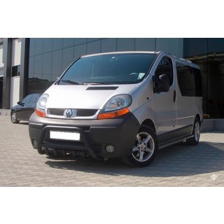 Frontschutzbügel WT003 Schwarz (Edelstahl) Opel Vivaro 2001–2015 Foto 3