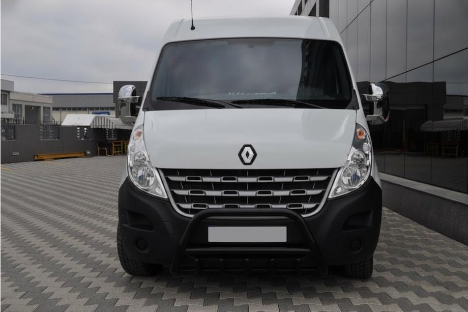 Renault Master 2011-2023 Frontschutzbügel WT003 Schwarz (Edelstahl) Image