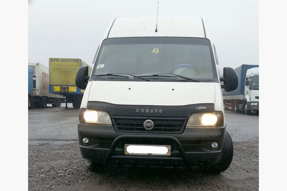 Citroen Jumper 1995-2006 Frontschutzbügel WT003 Schwarz (Edelstahl) Image