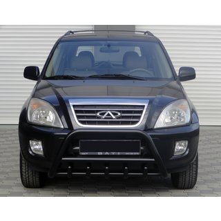 Frontbügel WT003 Schwarz Edelstahl Chery Tiggo 1 2005-2016 Foto 1
