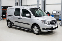 Mercedes Citan 2013-2021 Trittbretter Maydos V1 (2 Stk., Aluminium & Edelstahl) Foto 1