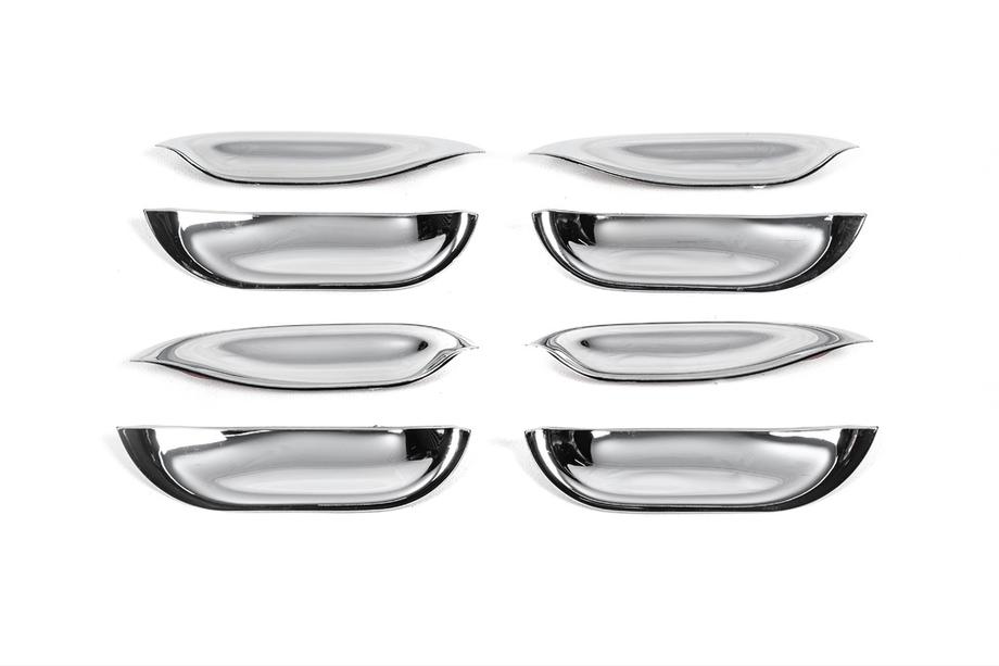 Mercedes S-class W140 1991-1998 Chrom Türgriffblenden (4 Stk, Kunststoff) Image