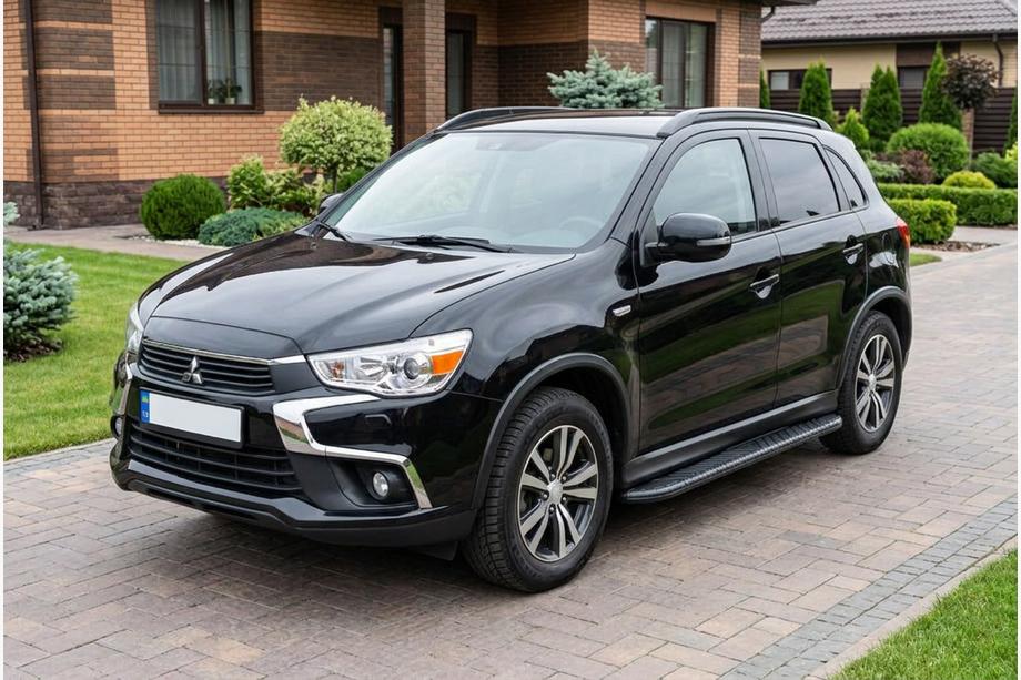 Mitsubishi ASX 2010-2023 Seitenschweller Bosphorus Black (2 Stk., Aluminium) Image