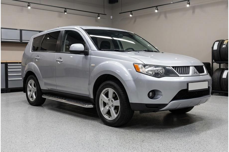 Mitsubishi Outlander 2006-2012 Trittbretter Maydos V1 (2 Stk., Aluminium & Edelstahl) Image