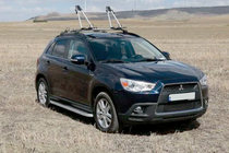 Mitsubishi Outlander 2006-2012 Seitenschweller Tayga Grey (2 Stk., Aluminium) Foto 6