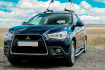 Mitsubishi Outlander 2006-2012 Seitenschweller Tayga Grey (2 Stk., Aluminium) Foto 7