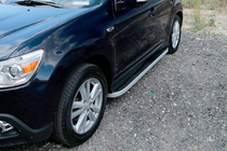 Mitsubishi Outlander 2006-2012 Seitenschweller Tayga Grey (2 Stk., Aluminium) Foto 5