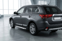 Mitsubishi Outlander 2012-2021 Trittbretter Allmond Grey (2 Stk., Alu) Foto 1