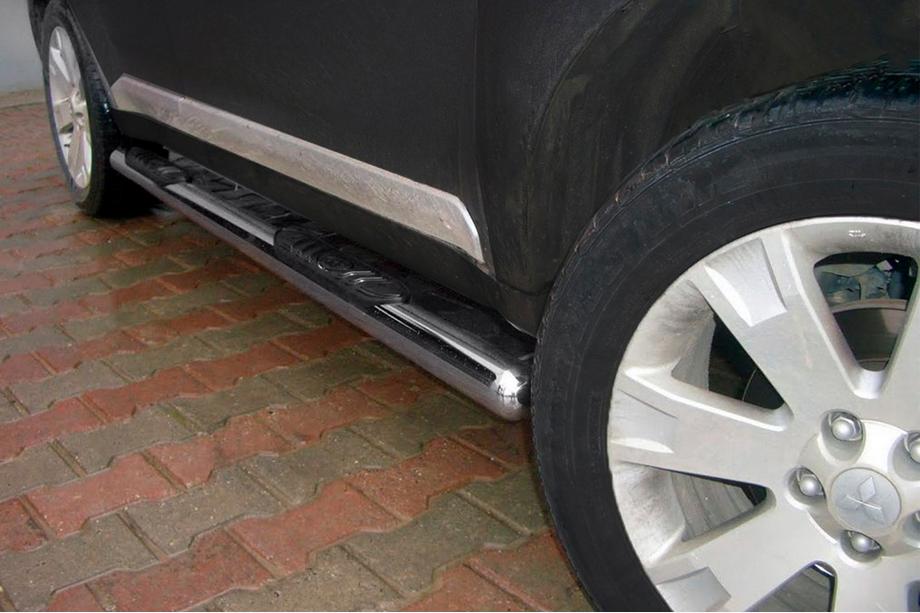 Mitsubishi Outlander 2012-2021 Seitliche Rohre (2 Stk., Edelstahl) Image