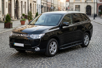 Mitsubishi Outlander 2012-2021 Trittbretter Allmond Black (2 Stk., Aluminium) Foto 1