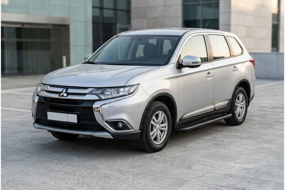 Mitsubishi Outlander 2012-2021 Seitenschweller Bosphorus Black (2 Stk., Aluminium) Image