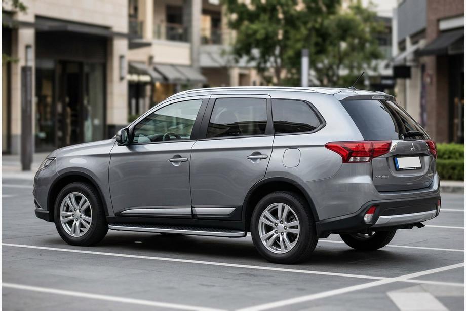 Mitsubishi Outlander 2012-2021 Seitenschweller Tayga Grey (2 Stk., Aluminium) Image