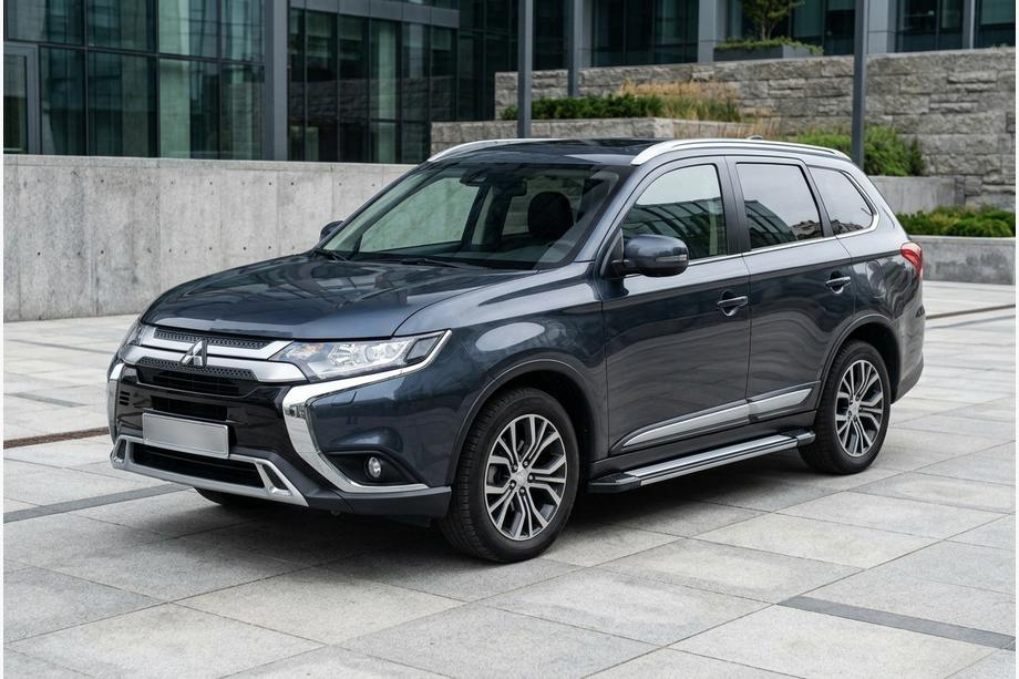 Mitsubishi Outlander 2012-2021 Trittbretter Rainbow (2 Stk., Aluminium) Image