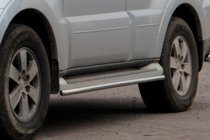 Mitsubishi Pajero Wagon IV 2006-2021 Seitliche Rohre (2 Stk., Edelstahl) Foto 5