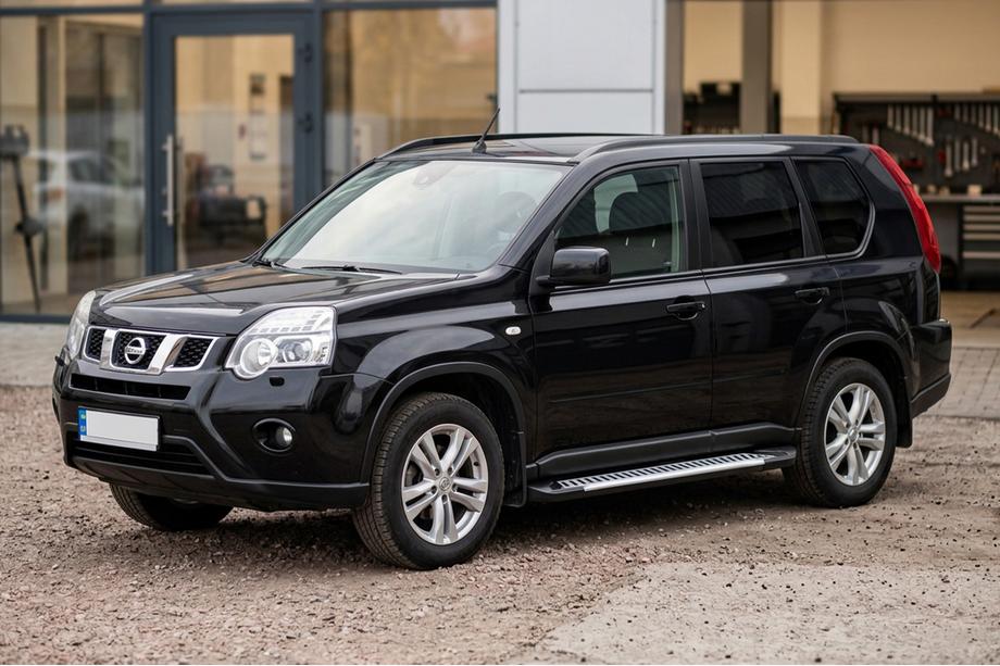 Nissan X-trail T31 2007-2014 Seitenschweller Line (2 Stk., Aluminium) Image