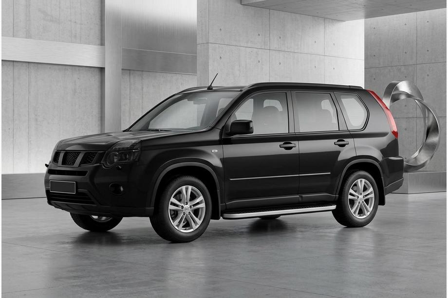 Nissan X-trail T31 2007-2014 Seitenschweller Tayga Grey (2 Stk., Aluminium) Image