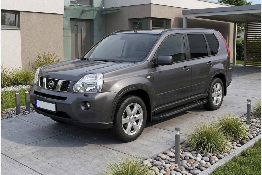 Nissan X-trail T31 2007-2014 Seitenschweller RedLine Black (2 Stk., Aluminium) Image