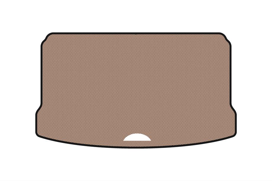 Mini Cooper F55/56/57 2014-2023 Gummimatte für Kofferraum Carsuit (für S F55, 5-türig, beige) Image