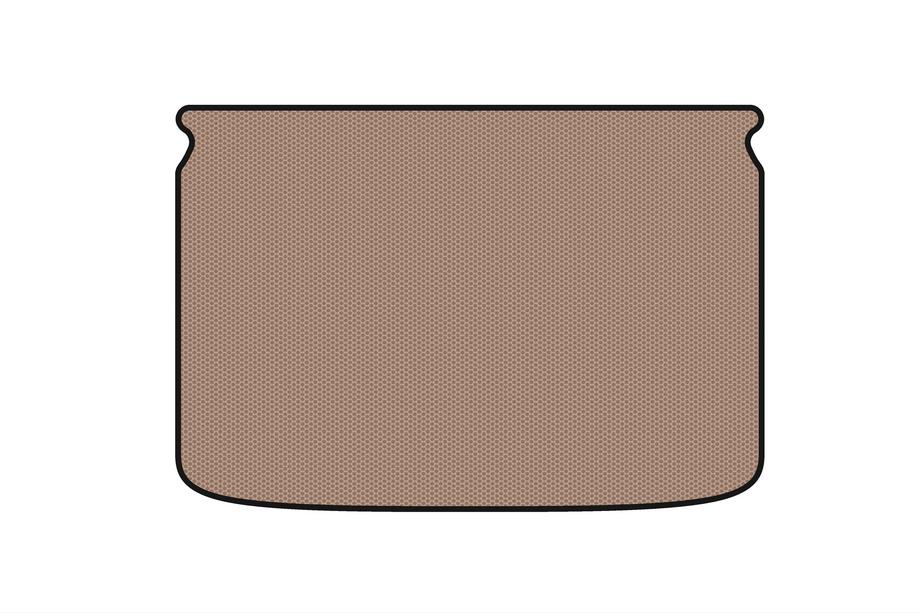 Fiat 500/500L 2013-2022 Carsuit Gummi-Kofferraummatte (für 500L, Beige) Foto 1