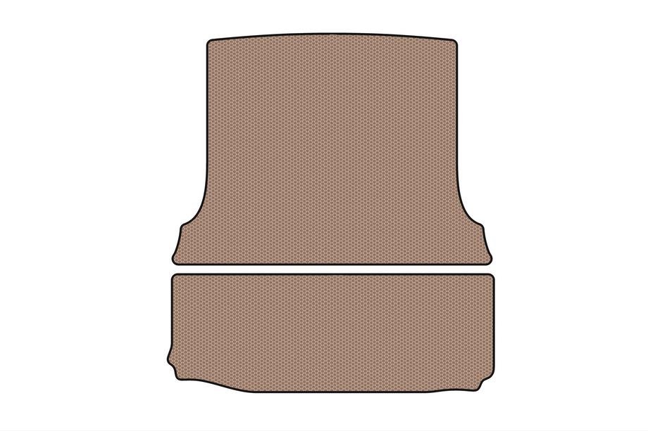 Fiat Fiorino/Qubo 2008-2024 Gummimatte für Kofferraum Carsuit (Laderaum, beige) Foto 1