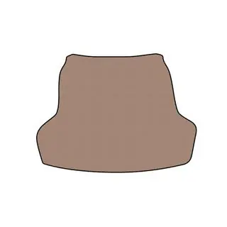 Gummimatte für Kofferraum Carsuit (SD, beige)