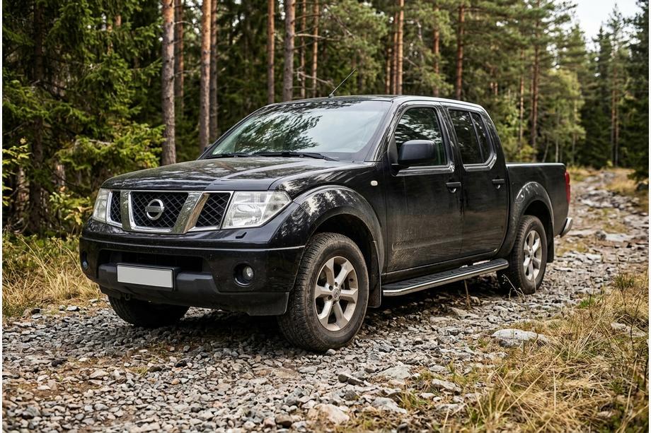 Nissan Navara 2006-2015 Trittbretter Maydos V1 (2 Stk., Aluminium & Edelstahl) Image