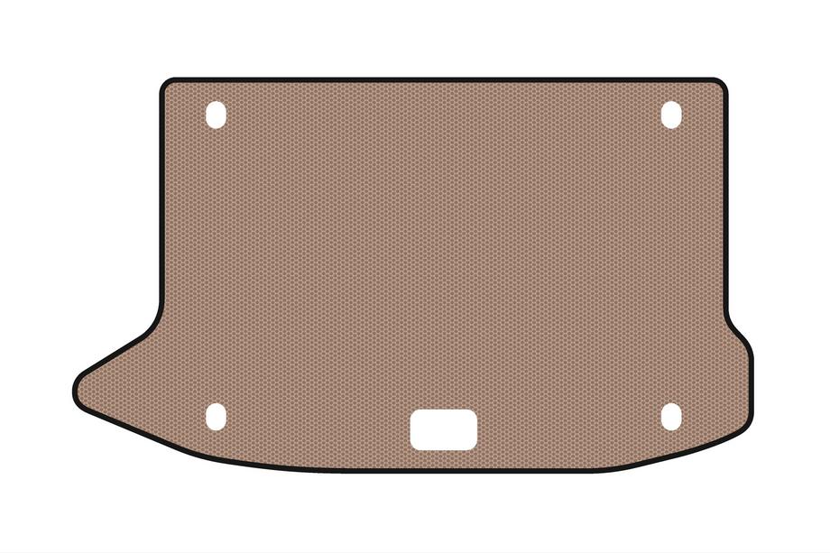 Hyundai Kona 2017-2023 Gummimatte für Kofferraum Carsuit V2 (Beige) Image