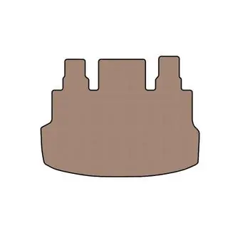 Gummimatte für Kofferraum Carsuit (1+1,5/9-sitzig, beige) Foto 1