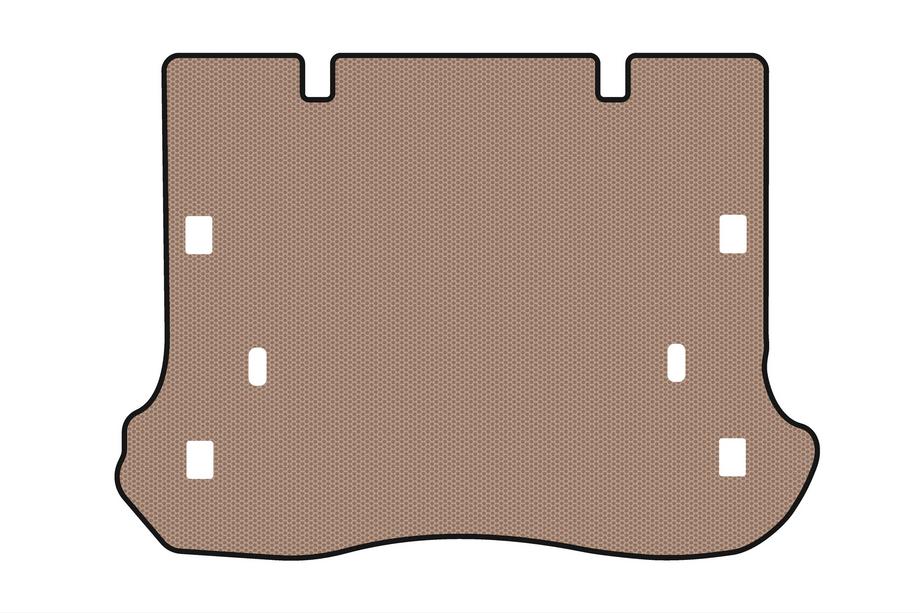 Jeep Grand Cherokee WK 2004-2010 Gummimatte für Kofferraum Carsuit V-2 (Beige) Foto 1