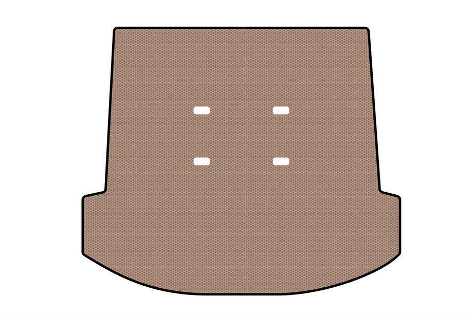 Toyota Fortuner 2006-2015 Gummimatte für Kofferraum Carsuit (Beige) Foto 1