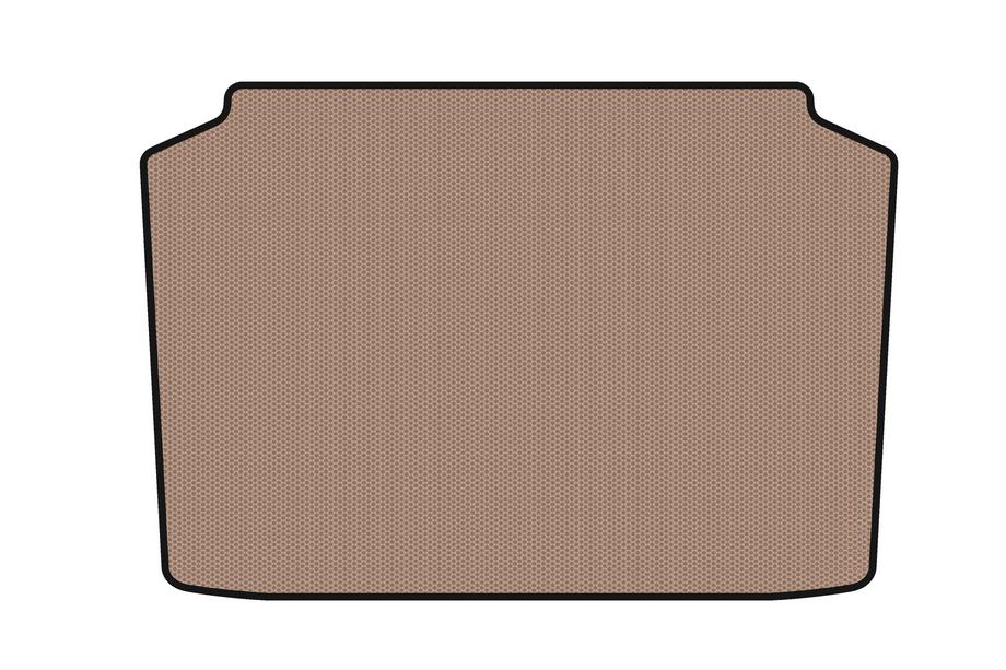 Volkswagen Polo 2001-2009 Gummimatte für Kofferraum Carsuit (HB, 3/5-türig, beige) Foto 1
