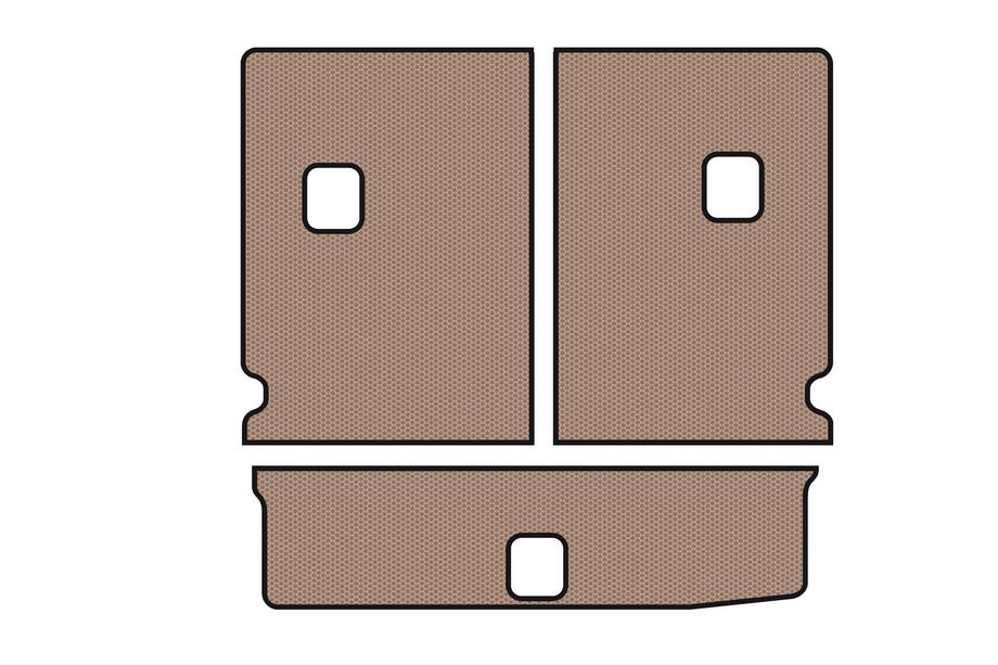 Chevrolet Orlando 2010-2018 Gummimatte für Kofferraum Carsuit V-1 (Beige) Foto 1